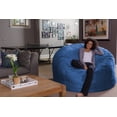 thumbnail image 2 of Sofa Sack Giant Microsuede Bean Bag Chair, Kids, Adults, 6ft, Royal Blue, 2 of 5
