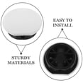 thumbnail image 3 of RUNROTOO 10 Sets Circular Furniture Connecting Fasteners White PP Joint Hardware for Cabinets, 3 of 8