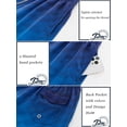 thumbnail image 4 of APTRO Mens Swim Trunks 9'' Mesh Liner Quick Dry Swim Shorts Board Shorts Bathing Suit Swimsuit Summer Beach Shorts Blue Stripe MK92 M, 4 of 7