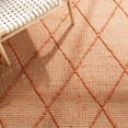 thumbnail image 6 of SAFAVIEH Natural Fiber Wystan Geometric Area Rug, Orange/Natural, 3' x 5', 6 of 8