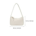 thumbnail image 2 of HERFIER Fashionable White PU Shoulder Bag Handbag Purse Chic Bag, 2 of 8