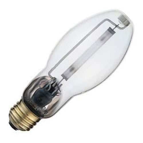 Satco S1932 - 150 watt; High Pressure Sodium HID; Mogul base; ET23 1/2; Clear; 22 CRI; 2100K