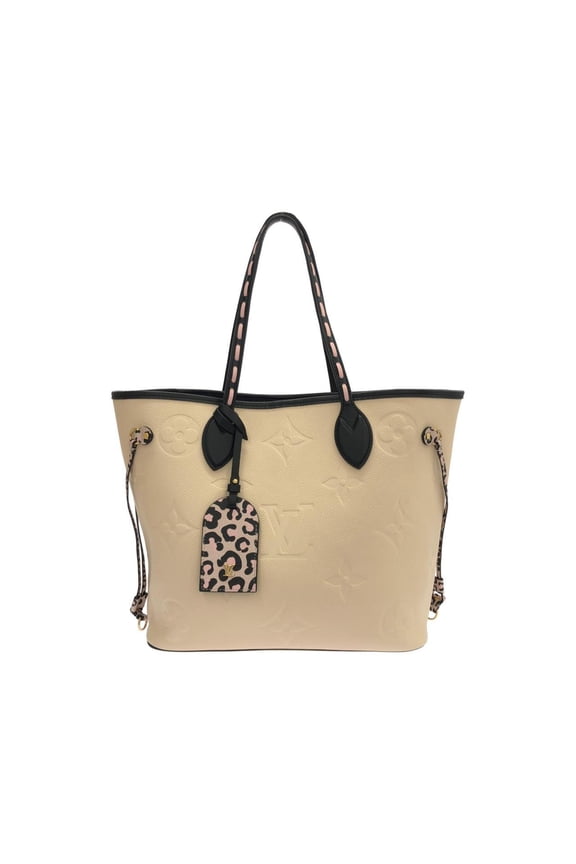 Pre-Owned Louis Vuitton Monogram Empreinte (Wild at Heart) Neverfull MM M58525 Handbag