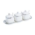 thumbnail image 4 of Abbracc Ceramic Spice Jars Kitchen Organizer Elegant Kitchen Spice Pot for Household, 4 of 9