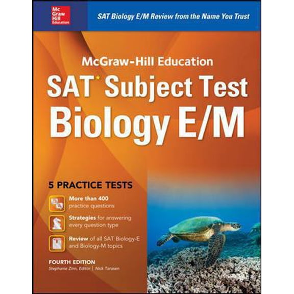 Pre-Owned McGraw-Hill Education SAT Subject Test Biology E/M