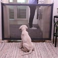 thumbnail image 1 of Magic Pet Fences Gate Folding Indoor Free Standing Safety Gate Portable Separation Pet Barrier Guard Pet Isolation Net Safety Gate Mesh Install Anywhere for Dogs Cats - 180 72 cm/ 71 28.3 inches, 1 of 7