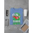 thumbnail image 3 of Green Vibes Only - Festive ICEE St. Patrick's Fun Day Graphic Men's T-shirt, 3 of 4