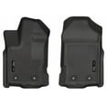 thumbnail image 1 of Fits 2019-2023 Ford Ranger Husky Liner Floor Liner 13411 WeatherBeater; Molded Fit; Smooth Arcing Ribs/Raised Heel Pad; Black; TPO Thermoplastic Olefin; 2 Piece, 1 of 9