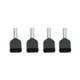 thumbnail image 5 of Conector 100 Piezas Terminal De Virola Aislada Doble Terminales De Extremos De Cable De Virolas De PVC De Cobre AWG 16/1,5 Mm², 5 of 7