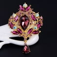 thumbnail image 4 of SmartBy Brooch Water Drop Rust-resistant Alloy Elegant Clothes Pin for Banquet, 4 of 7