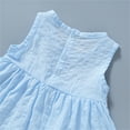 thumbnail image 4 of MEZZALL Toddler Girls Summer Sleeveless Dress Casual Playwear Elastic Waist Comfortable Outfits For 1-5 Year Olds Cozy Baby Wear, 4 of 7