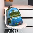 thumbnail image 3 of Easygdp Island And Coral Reef Mochila Ligera de 15 Pulgadas para Estudiantes, Mochila Cómoda para la Escuela y Viajes, Correas Ajustables, 3 of 6