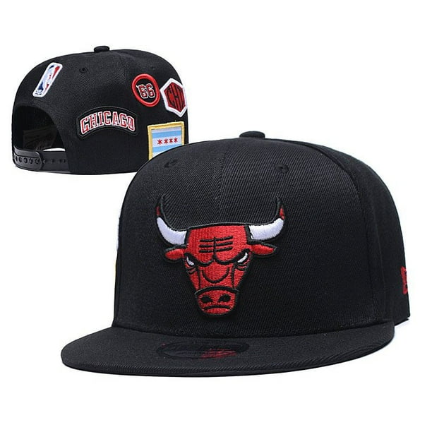 Equipo De La Nba Sombrero De Hip Hop Chicago Bulls Bordado Gorra Casual Sombrero Baseketball