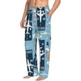thumbnail image 2 of Disketp Airplanes And Aviation Signs Men'S Pajama Pants - Ultra Soft Fleece Sleep And Lounge Pants (Size: S-Xxl), 2 of 9