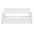 thumbnail image 6 of Twin Size Wood Daybed with Twin Size Trundle (White) 95566, 6 of 9