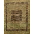 thumbnail image 1 of Ahgly Company Machine Washable Indoor Rectangle Abstract Caramel Brown Area Rugs, 5' x 8', 1 of 7