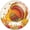 CHC  606 N5302 18mm, variant on Thanksgiving Turkey Round Glass Cabochon Making Findings DIY Snap Button Charm 18mm Color: CHC 246 317 420 565 605 606 607 608 609 610 18mm