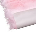 thumbnail image 3 of Faux Fur Area Rug Luxuriously Soft and Eco Friendly Rectangle 3' X 5' Pink, 3 of 4