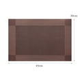 thumbnail image 3 of HEVIRGO 4Pcs PVC Placemats Set Heat Resistant Woven Place Mats for Dining Washable Table Protectors Modern Table Decorations, 3 of 9