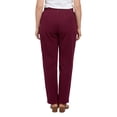 thumbnail image 4 of Turtle Bay New York Womens Pull On Fine Wale Corduroy Pants with covered elastic waist, 4 of 9