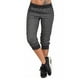 thumbnail image 5 of Pantalones de mujer Pantalones con cordón recortado Paño deportivo informal con cintura elástica, Negro, L Advancent AP002218-07, 5 of 7