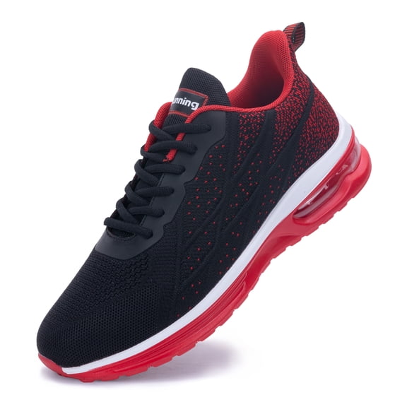BEOAPT Men's Air Cushion Running Sneakers Breathable Athletic Tennis Shoes for Walking Jogging Gym Workout Size 7