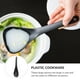 thumbnail image 4 of 1 Juego de 2 cucharas antiadherentes para arroz y sopa, multiusos (negras), 4 of 6