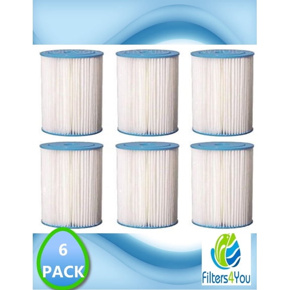 6 pcs Whirlpool WHKF-WHPLBB Compatible Water Filter Cartridges for WHKF-DWHBB