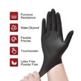 thumbnail image 2 of Guantes NEOTRIL XL de nitrilo negro de alta resistencia, 100 piezas, 2 of 5