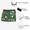 thumbnail image 3 of Kdxio Men's Boxer Briefs with Cartoon Turkey Print - Comfortable and Breathable Underwear for Everyday Wear, 3 of 5