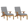thumbnail image 4 of Cojines para Sillas de Terraza Casafoyer en Tela Oxford Gris - Juego de 2 Piezas, 4 of 5