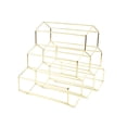 thumbnail image 1 of Geometric Iron Wine Rack, 6-Bottle Freestanding Metal Wine Storage, Elegant Display Rack for Kitchen, Dining Room, Bar Organization, Wine Lover Gift, Home Bar Essentials, 1 of 1