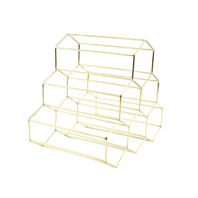 Geometric Iron Wine Rack, 6-Bottle Freestanding Metal Wine Storage, Elegant Display Rack for Kitchen, Dining Room, Bar Organization, Wine Lover Gift, Home Bar Essentials