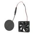 thumbnail image 1 of Solar Vent Fan, Solar Powered Exhaust Fan 10W Energy Saving  For Computer Case, 1 of 8