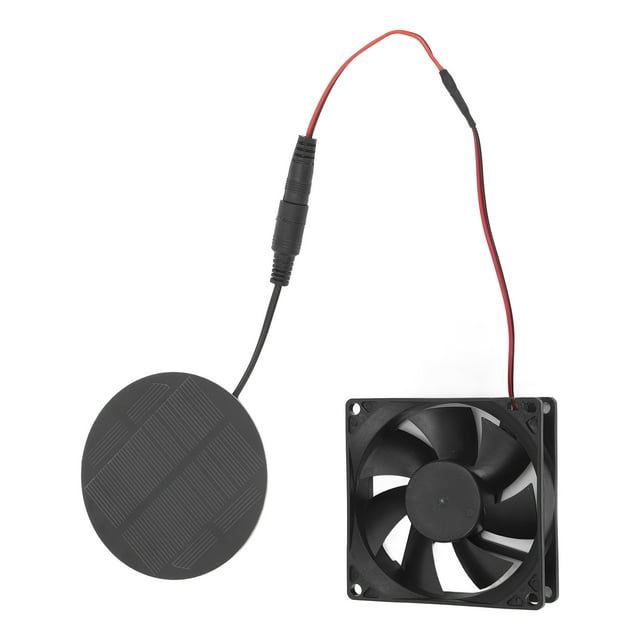 Solar Vent Fan, Solar Powered Exhaust Fan 10W Energy Saving For Computer Case