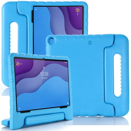 K-Lion Kids Case for Walmart Onn 10.1 2nd Generation 2020 Tablet Model 100011886, EVA Shockproof Foam Convertible Handle Grip Stand Child Proof Shockproof Cover - Blue