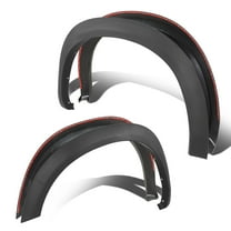 DNA Motoring IF-10021-MBK For 2010 to 2018 Ram Truck 2500 3500 Full Set OE Style Fender Flare Cover Wheel Protector 11 12 13 14 15 16 17 Paintable