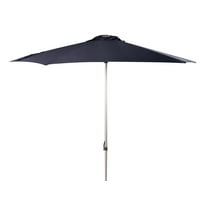 Safavieh Hurst 9' Market Crank UV Resistant Patio Umbrella, Navy