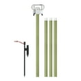 thumbnail image 2 of Monopies Poste de lámpara plegable portátil para acampar Poste de linterna de aluminio plegable ligero Soporte de suspensión de luz para exteriores Palo para acampar Senderismo Pesca Jardín Barbacoa Irfora Monopies, 2 of 7