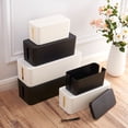 thumbnail image 2 of Convenient Plastic Cover Storage Box Charger Wire Management Black White Cable Case Home Socket Organizer Power Line Wire Management Bin White M, 2 of 9