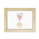 thumbnail image 1 of Juegos Olimpicos de invierno Medal win * wordcloud Escritorio de madera Arte Pintura 6x8 pulgadas marco de foto foto, 1 of 4