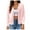 Light Pink, variant on GEWSEY Women's Long Sleeve V-Neck Button Down Cardigan Knit Shrugs Sweater (Navy, L)