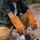 thumbnail image 1 of 2 uds guantes resistentes al calor resistentes al calor ignífugos alargados antideslizantes guantes de horno con aislamiento térmico guantes para asar Baoblaze Guantes retardantes de calor, 1 of 8