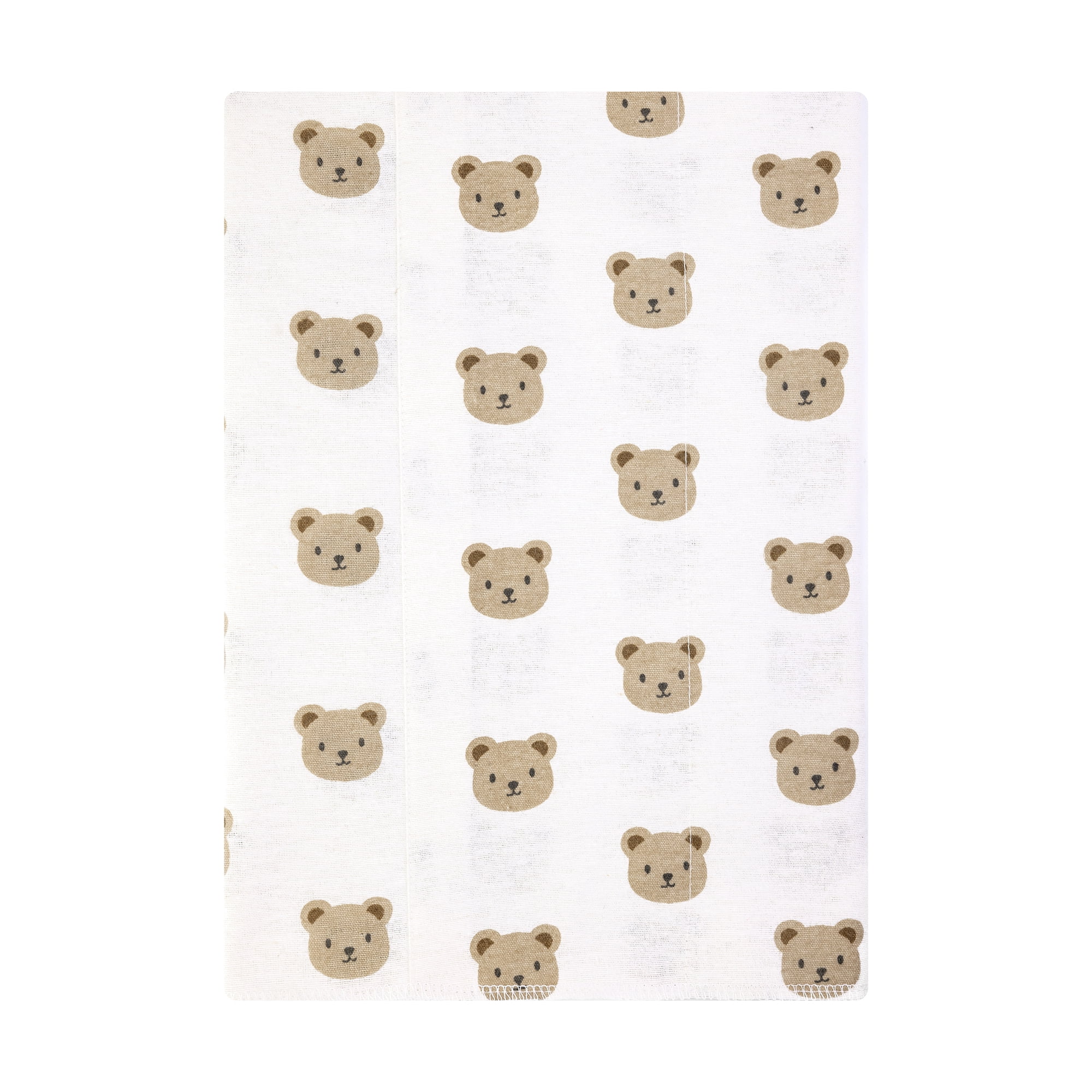 Hudson Baby Unisex Baby Cotton Poly Flannel Burp Cloths, Cozy Cutie, One Size