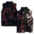 thumbnail image 3 of Chaquetas de hombre con calaveras, chaleco de punto cálido para hombre, chaleco de moda contra el viento frío, chaleco ligero y fresco, chaquetas de invierno asequibles para hombre, chalecos de abrigo, 3 of 5