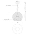 thumbnail image 2 of 494412-BK-Kuzco Lighting-Gibraltar - 1 Light Pendant-11.5 Inches Tall and 12 Inches Wide-Black Finish    -Traditional Installation, 2 of 3