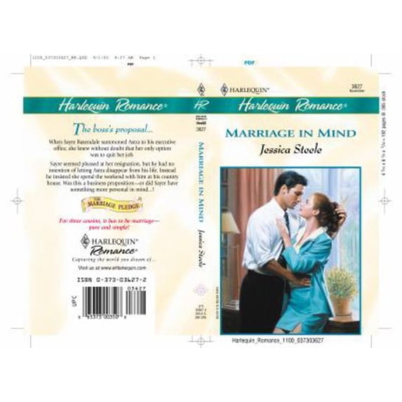 Pre-Owned Marriage In Mind (The Marriage Pledge) (Romance, 3627 : The Marriage Pledge) (Unknown) 0373036272 9780373036271