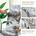 thumbnail image 5 of Yayeee 4 Pack Dining Chair Covers Stretch Parson Chairs Slipcovers Seat Protector, River and Mountains, 5 of 6