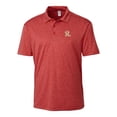 thumbnail image 2 of Men's Cutter & Buck  Heather Red Frisco RoughRiders  Clique Charge Active Polo, 2 of 3