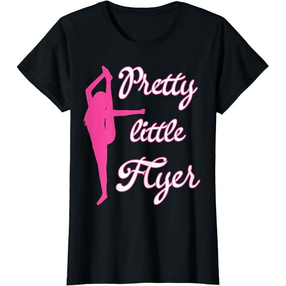 Pretty Little Flyer Cheerleading Shirt Cheerleader Girl Gift T-Shirt